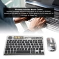 thumbnail image 3 of Combo de Ratón con Teclado Inalámbrico Transparente Teclado Ultradelgado de Retroiluminación Ratón de Modo Dual BT51 24G Juego de Teclado para Teléfonos Tablets ANGGREK Otros, 3 of 8