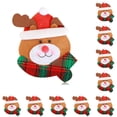 thumbnail image 3 of Injueey Mini soporte decorativo para vajilla de Navidad, cubierta para tenedor y cuchara, bolsa de cocina, sombrero de caramelo, calcetín, No.03 10piezas Injueey CBP183429, 3 of 6