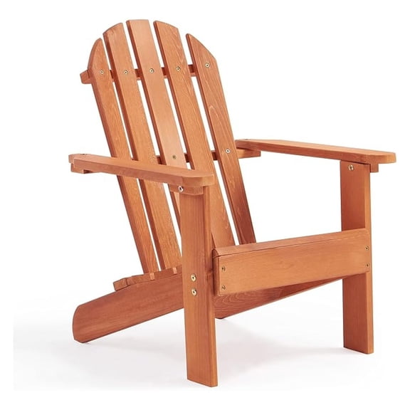 Kids Adirondack Chair - Natural Cedar Wood Outdoor Patio Lounge Chair for Children, Ages 3-10, 80lbs Capacity, Indoor/Outdoor Use, Beach & Backyard Furniture
