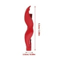 thumbnail image 2 of OULII 1Pcs Practical Mustache Shape Red Metal Tie Clip For Daily Use, 2 of 8