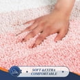 thumbnail image 3 of Walensee Bathroom Rug Non Slip Bath Mat for Bathroom (16 x 24, Ombre Pink), 3 of 9