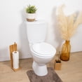 thumbnail image 5 of White Round Molded Wood Toilet Seat 17 Inches, 5 of 8