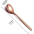 thumbnail image 2 of baomifa-Rose Gold Table Spoon 12, Stainless Steel Titanium Bright Rose Gold electroplated Soup Spoon Silverware, Gold Soup Spoon Table Spoon Set, 2 of 4