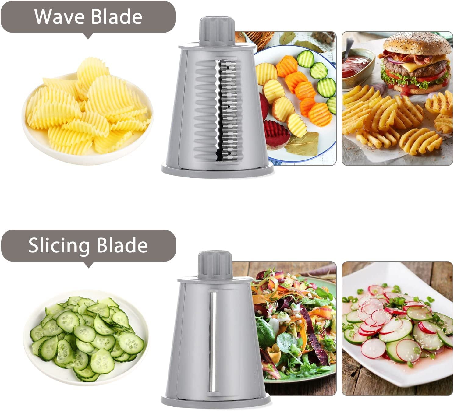 Manual Rotary Cheese Grater with Handle – Amazingforless