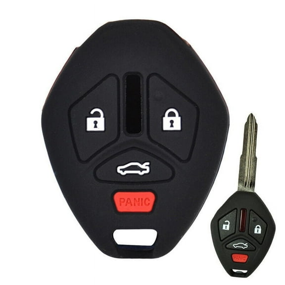 DON'T TOUCH MY KEY Car Silicone Cover Remote Key for Mitsubishi Lancer Endeavor Mirage