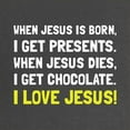 thumbnail image 2 of CafePress - Love Jesus Maternity T Shirt - Maternity Dark T-Shirt, 2 of 3