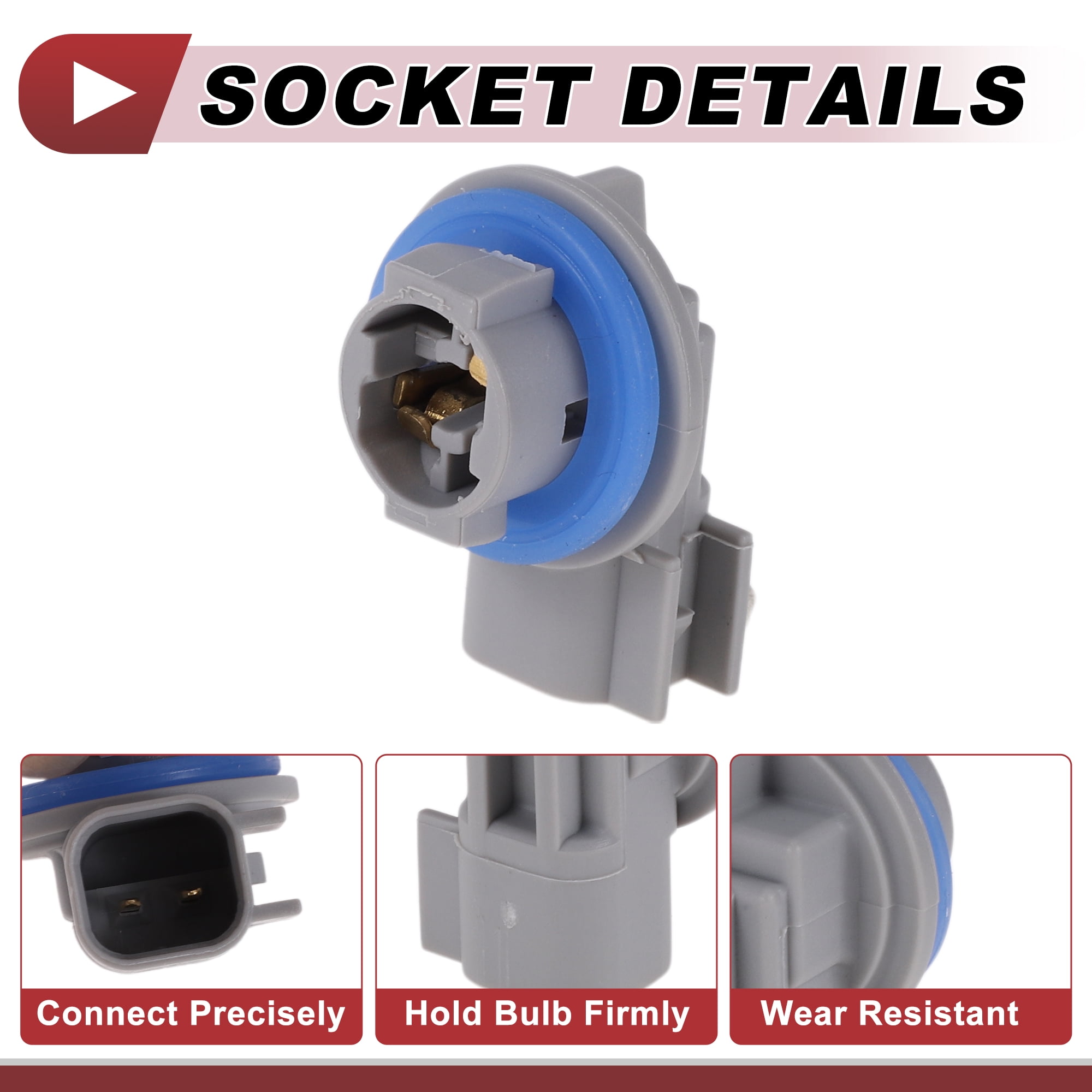 Unique Bargains Precisely Fit Backup Light Socket Wiring for Dodge Durango 2011-2013