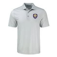 thumbnail image 2 of Men's-Cutter & Buck  Gray Orlando City SC Big & Tall Pike Eco Shadow Check Print Recycled Polo, 2 of 3