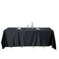 thumbnail image 6 of BalsaCircle 90" x 132" Black Rectangular Premium Velvet Tablecloth Table Linens, 6 of 8