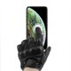 thumbnail image 3 of Guantes de gel protectores de cuero para motocicleta YONGSHENG Negro L, 3 of 5