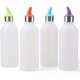 thumbnail image 2 of Botella de plástico para condimentos, botellas de plástico con tapas y puntas de colores, perfectas para condimentos, salsas, barbacoas, aderezos, jarabes, artes y, 2 of 5