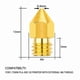 thumbnail image 3 of 3D Printer Nozzles Kit, 24pcs Extruder Nozzles for Creality CR-10 3 5 Printers, 3 of 5