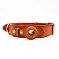 thumbnail image 3 of AirTag Leather Collar - Style B, 3 of 10
