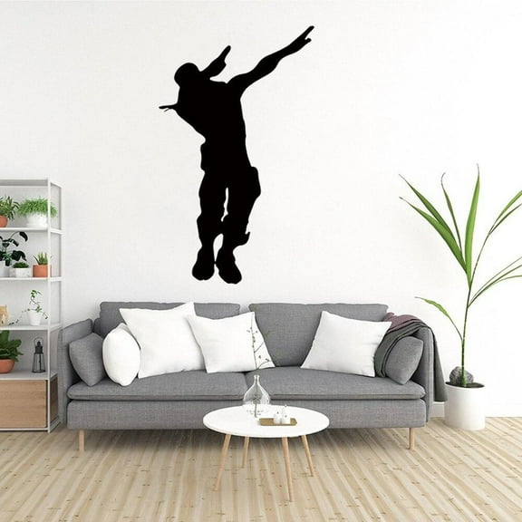 3D Wall Art Stickers Video Game Wallpaper BATTLE GAMER Vinyl Wall Decals Decor for Bedroom Decor Boys Room Home House Decoration 40x50cm