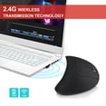 thumbnail image 4 of Ratón inalámbrico ergonómico vertical para juegos con receptor YWYT 2.4G (carga G857) Tmvgtek Componentes de Computadoras, 4 of 9
