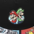 thumbnail image 3 of Super Mario Bros Friends & Foes Youth Baseball Cap & Wallet Set, 3 of 8