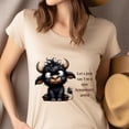 thumbnail image 4 of Let’s Just Say I’m a Cow Temporary Artist Funny T-Shirt for Men and Women, White, Size 3XL, 4 of 6