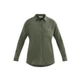 thumbnail image 5 of Time and Tru Women's Double Cloth Cotton Shirt with Long Sleeves, Sizes XS-XXXL, 5 of 5