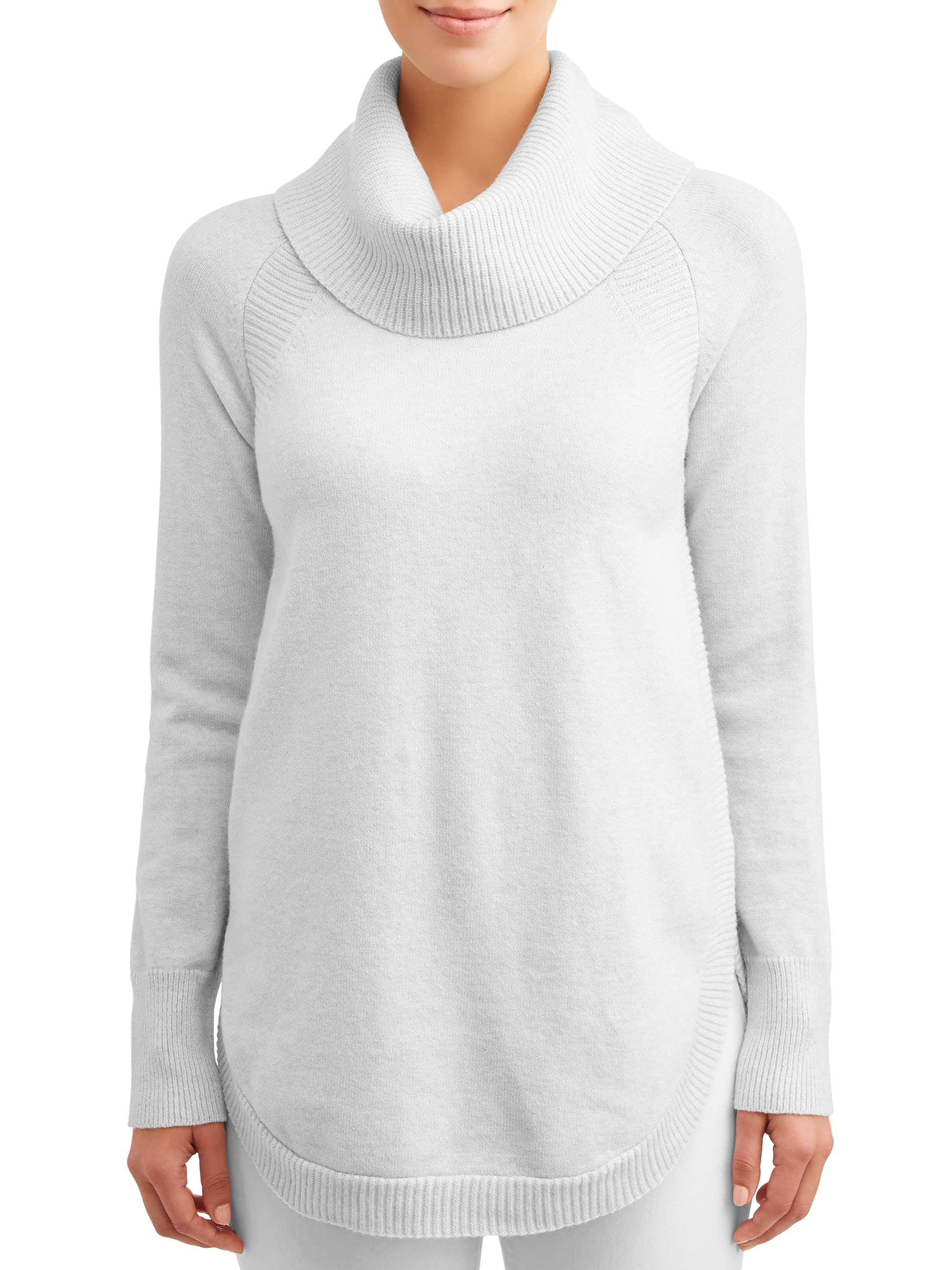 Time and Tru Cowl Neck Tunic Sweater Women's