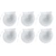 thumbnail image 1 of 100pcs Disposable Round Wood Pulp Filter Paper Coffee Tea Bag Tea Pouch for Loose Leaf Tea Powder (6cm White), 1 of 4