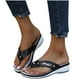 thumbnail image 4 of Sandalias informales a la moda para mujer, chanclas para exteriores, zapatillas de cuña para la playa Wmkox8yii ytu8597, 4 of 9