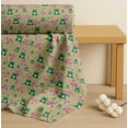 thumbnail image 4 of Soimoi Cotton Cambric Fabric Floral & Frog Cartoon Print Fabric by The Yard 56 Inch Wide, 4 of 7