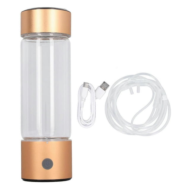 410ml Hydrogen Water Generator 1200-1400ppb Hydrogen Rich Water Cup with Nasal Inhalation Tube