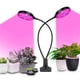 thumbnail image 3 of Lámpara LED de espectro completo de 3 cabezales para cultivo de plantas, ideal para el crecimiento de semillas y flores en interiores (45 W (tres cabezales) - disco), 3 of 5