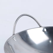 ACDANC Pancake Pan Premium Stainless Steel Hexclad Wok Spill-Resistant Design Bar Essentials Omelette Pan,Style1