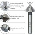 thumbnail image 3 of Workshop Essential Countersink Bits, DIN 335 Form C With 90° Point Angle, HSS Steel Cutting Material For Wood And Fiberboard, 6-Piece Set, 3 of 5