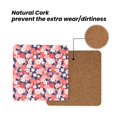 thumbnail image 4 of Xecao Japanese Cherry Blossoms for MDF Cork Coaster 4 Pcs,Drink Coasters,Suit for House Warming Gifts New Home ,Coffee Table Decor-Square, 4 of 7
