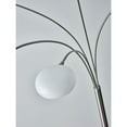 thumbnail image 3 of Adesso® Luna Arc Floor Lamp, 86"H, White Shade/Brushed Steel, 3 of 5
