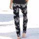 thumbnail image 5 of Pntutb Mujer Pantalones de cintura alta Bolsillos Cordón Vacaciones Casual Impresión Pantalones largos Pntutb Pntutb-6538, 5 of 8