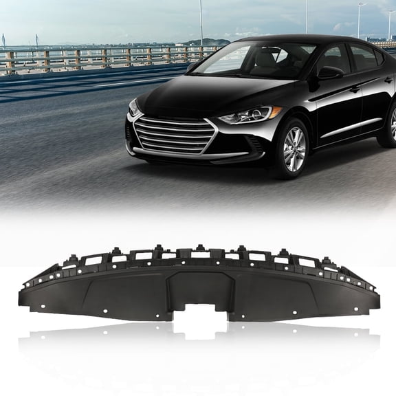 PIT66 Front Radiator Support Cover,Fit For 2017-2018 Hyundai Elantra Radiator Support Cover Replacement 86356F3000 HY1224110