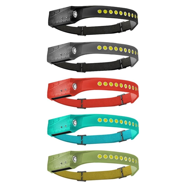 Lámpara Linterna frontal COB+XPE de 600 mAh con inducción de onda y carga USB (negro) Likrtyny Para estrenar