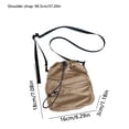 thumbnail image 3 of Bolsos de mujer Diseñador de lujo Monederos con cordón Mini bolso de moda (Caqui), 3 of 8