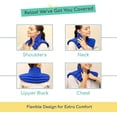 thumbnail image 3 of Microwavable Neck And Shoulder Wrap Plus | Neck Wrap Microwavable For Relief Of Pain, Sore Muscles Stress And Tension | Moist Heat Pack | Neck Heating, 3 of 3