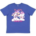 thumbnail image 3 of Inktastic My Nana Loves Me Unicorn Youth T-Shirt, 3 of 5