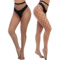 thumbnail image 4 of Medias de cintura alta para mujer, medias de red, pantimedias hasta el muslo, talla única Xemadio WMPH-838-1, 4 of 6