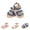 Denim Blue, variant on Baby Sweetie Infant Baby Girl Summer Casual Floral Sandals Anti-slip Soft Sole Toddler Prewalker First Walking Shoes
