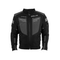thumbnail image 1 of Chamarra motociclista hombre protectores reflejante impermeable WORKLAND 1985 negro 2XL WKL 1985NEGROGRIS, 1 of 9