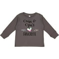 thumbnail image 3 of Inktastic Oma and Opa's Favorite- Heart Grandchild Boys or Girls Long Sleeve Toddler T-Shirt, 3 of 5