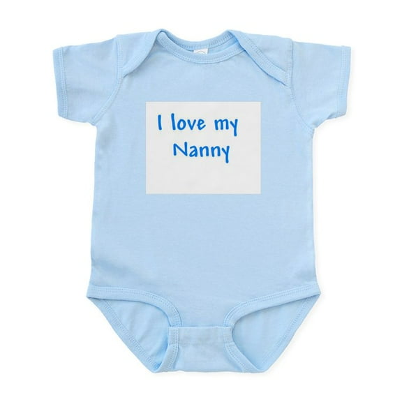 CafePress - I LOVE MY NANNY 301 Infant Creeper - Baby Light Bodysuit, Size Newborn - 24 Months