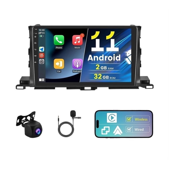 Stereo Toyota Highlander 2014-2019 Android Carplay 2 32G