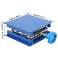 thumbnail image 4 of 100x100mm Lab Jack Laboratoire Support Jack Plate-Forme, 45-140mm Extensible En Acier Inoxydable Laboratoire Ciseaux Jack Lab Lift Stand Table Lab Lifting Plate-Forme pour L'école Physique Chimie, 4 of 5