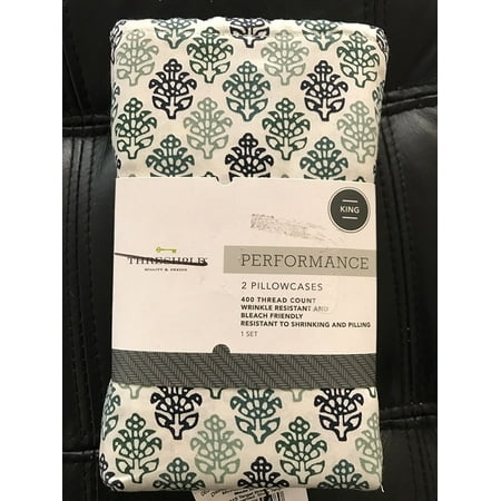 Performance Global Foulard Print Pillowcases King 100 Cotton