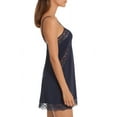 thumbnail image 2 of In Bloom by Jonquil Women's Crochet Lace-Trimmed Modal Chemise Size X-Large - Navy, 2 of 4