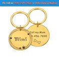 thumbnail image 1 of Etiqueta de perro personalizada, etiqueta de identificación de mascota, etiquetas de nombre, etiquetas de cachorro de gato personalizadas gratis, Collar de acero inoxidable, accesorios para mascotas, triangulación de envíos Tan Jianjun unisex, 1 of 2