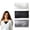 White+black+gray, variant on 3Pcs Floral Lace Bralette Non-Slip Silicone Bandeau Bra for Women Seamless Strapless Stretchy Tube Top Sport Bra