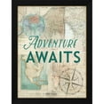 thumbnail image 2 of Lula Bijoux and Company 15x18 Black Modern Wood Framed Wall Art Titled - Adventure awaits, 2 of 6